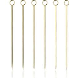 Viski Belmontâ¢ Gold Cocktail Pick Bar Set